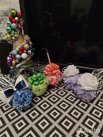 Комплект новогодних игрушек