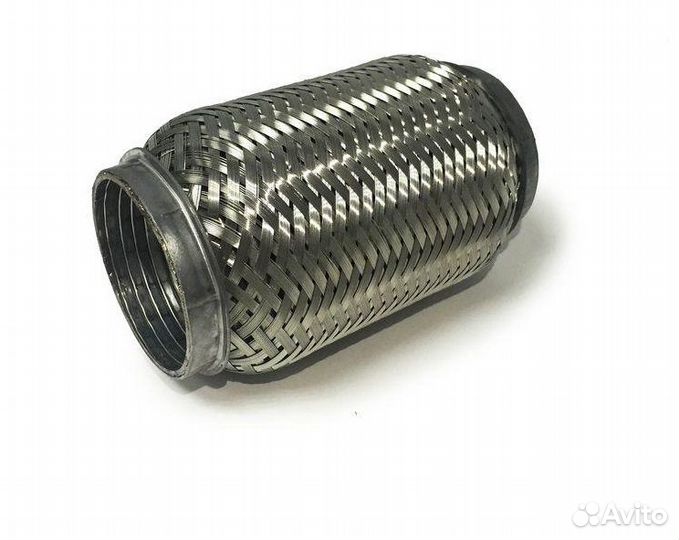 Гофра выпускная 51мм - длина 75мм interlock