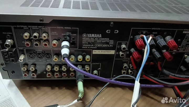 Av ресивер yamaha rx595rds