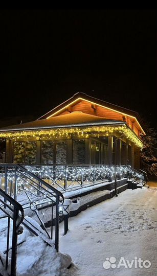 Гирлянда уличная бахрома