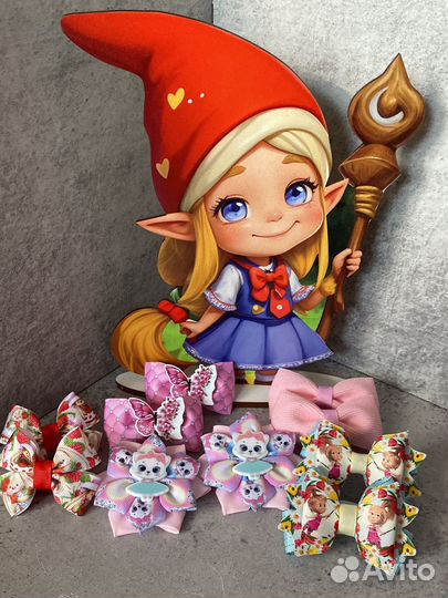 Бантики ручной работы набор