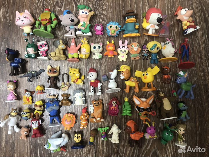 Фигурки из киндеров, свитбоксов и др