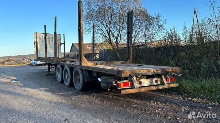 Полуприцеп лесовоз (сортиментовоз) Krone SDP27, 2002