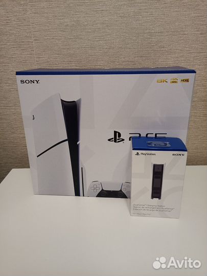 Sony playstation 5 slim 1Tb + Док.станция