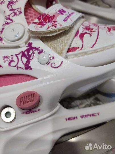 Коньки детские раздвижные 27-30