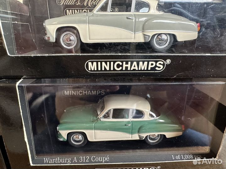 Borgward Wartburg minichamps 1:43