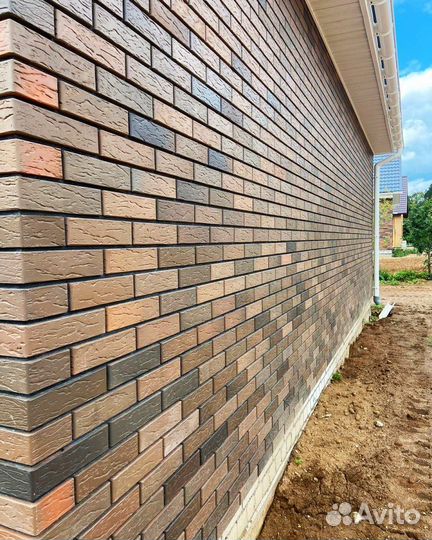 Кирпич баварская кладка, 1нф, рустик