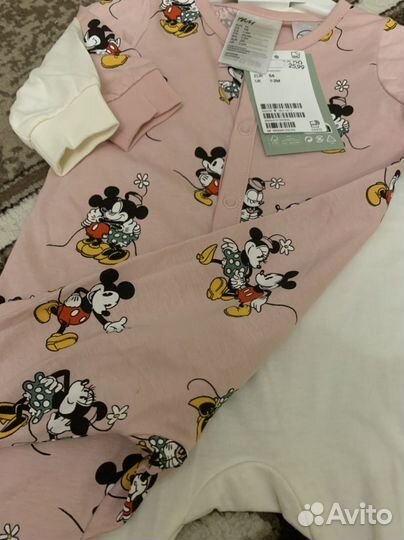 Новый «H&M» Disney Комбинезон - Слипы 2в1 Комплект