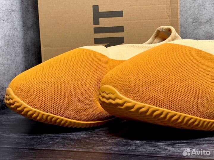 Кроссовки adidas yeezy knit желтые