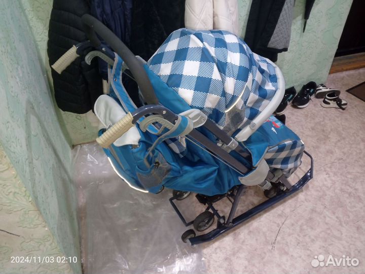 Санки коляска nika 7