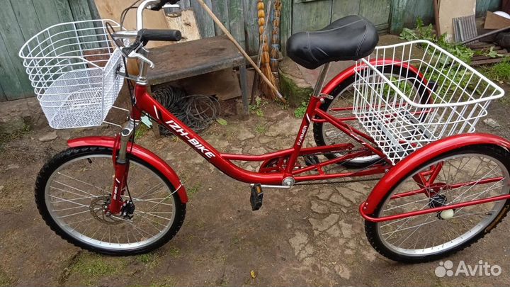 Велосипед трёхколёсный, взрослый