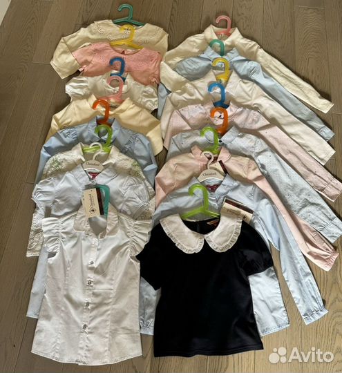 Блузки для девочки 122-128-134