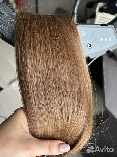 Теплый русый волосы для наращивания 50