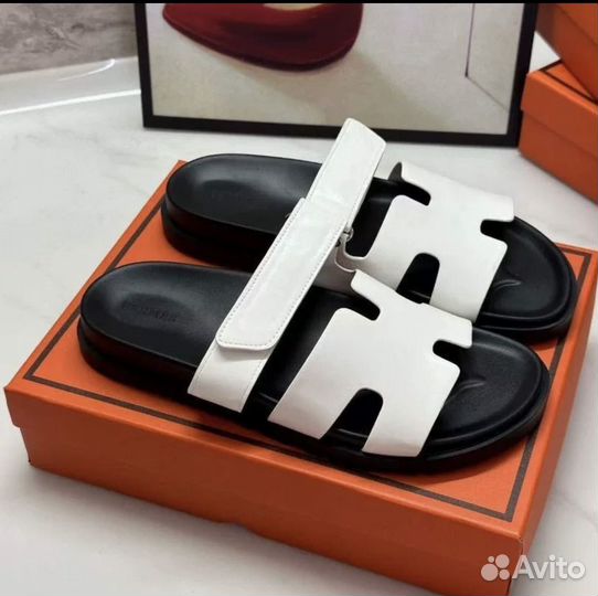 Шлепанцы хирмес