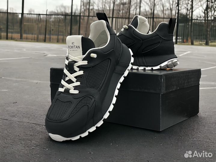 Кроссовки мужские кожаные 45-48