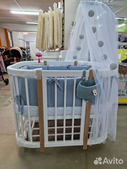 Кроватка трансформер 0- 7 лет