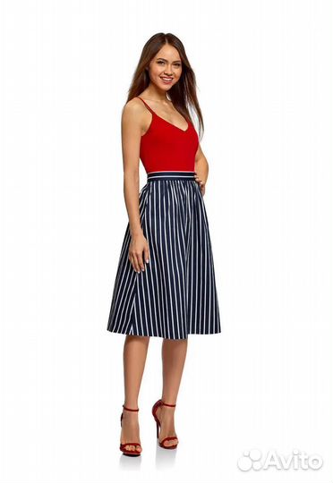 Юбка новая хлопок 44 46