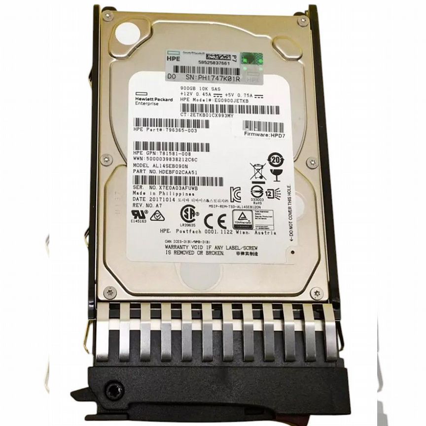 [785414-001] Жесткий Диск Hp 900gb Sas 2.5" 785414-001