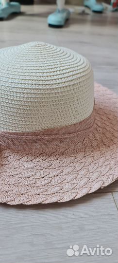 Шляпа женская летняя на пляж с полями