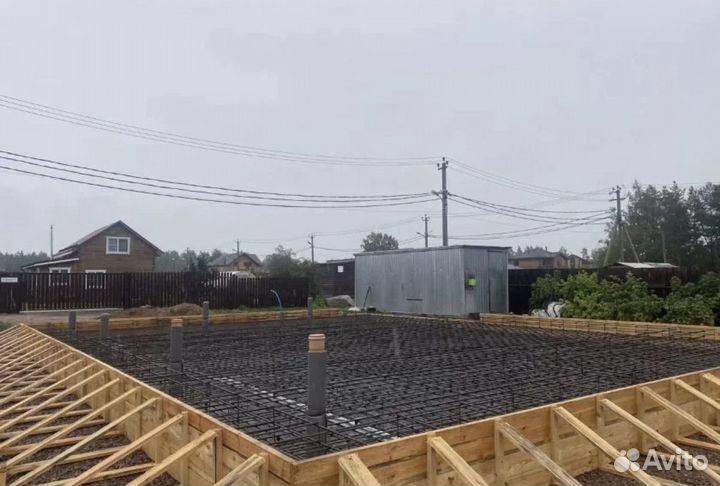 Фундамент отмостка бетонные работы