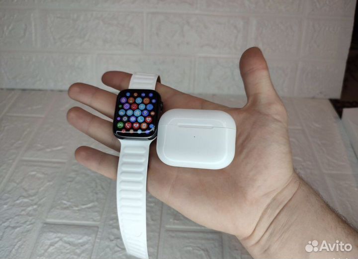 Подарок на новый год Airpods Pro 2 + Apple Watch 8
