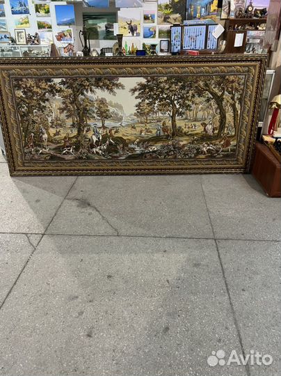 Картина в раме гобелен