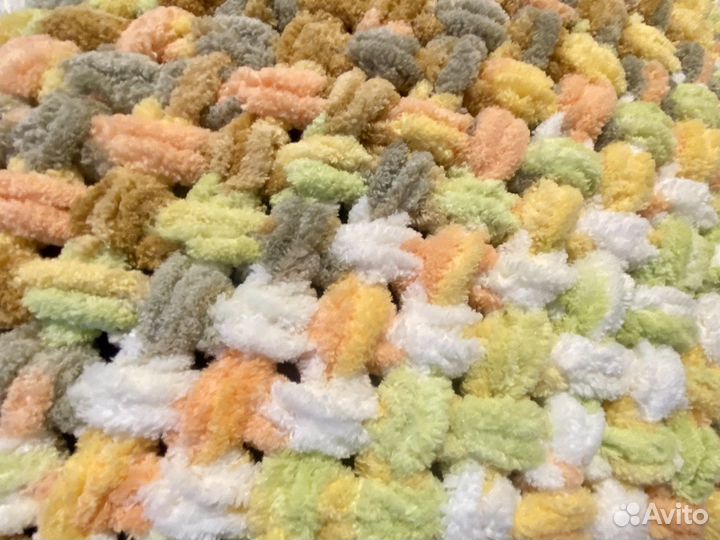 Плед детский вязаный ручная работа