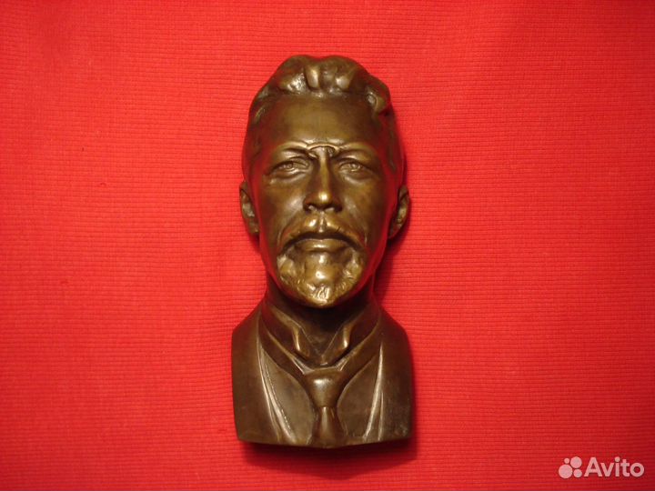 Бюст Антон Павлович Чехов СССР бронза