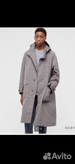 Тренч мужской jil sander uniqlo