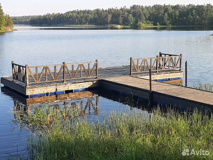 Причал. понтон