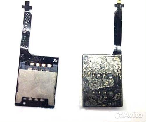 Шлейф для HTC Incredible S + разъем сим