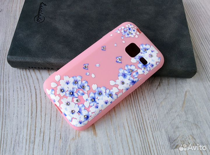 На Samsung j1 mini стекло чехол поклейка