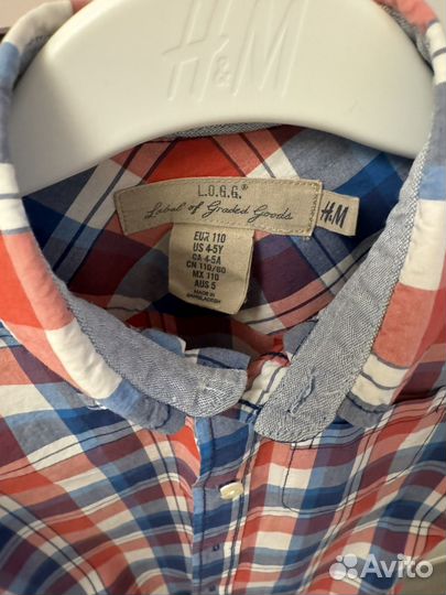 Рубашка для мальчика 116 hm