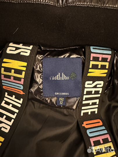 Пуховик для девочки рост 152