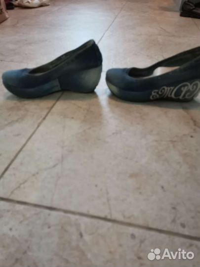 Джинсовые туфли 36