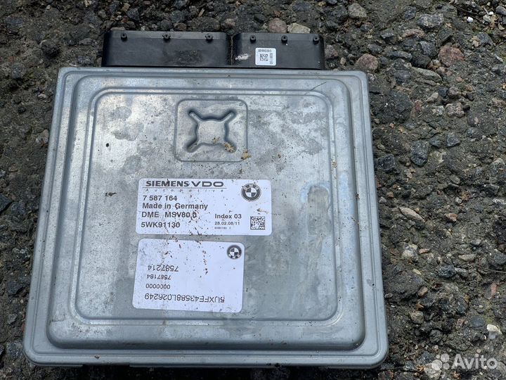 Блок управления двиг BMW N52 MSV 80.0 E70 E90