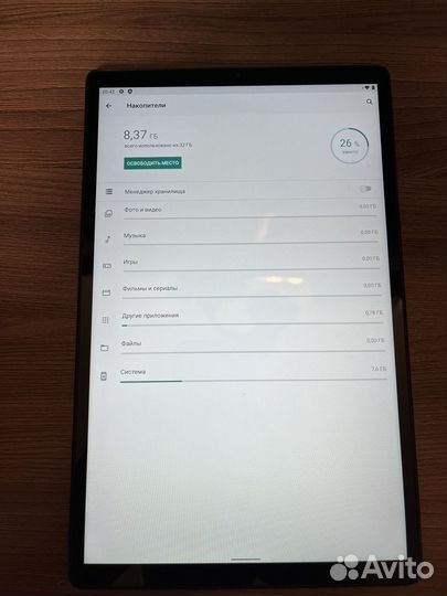 Планшет lenovo tab m10 fhd plus 32гб