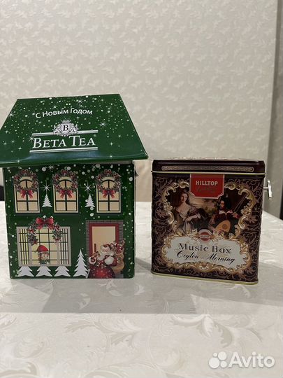 Жестяная банка из под чая