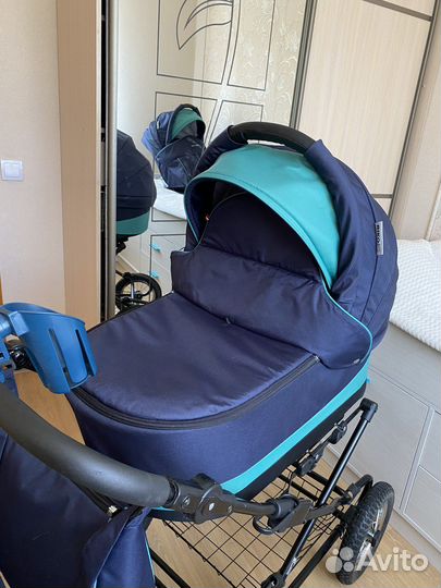 Коляска 2 в 1 Riko Basic Alfa классика