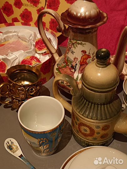 Чайные/ кофейны сервизы. Фарфор ссср. Одним лотом