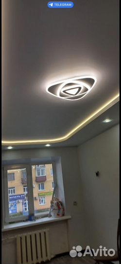 Натяжные потолки.Бесплатный выезд.Установка за 1д