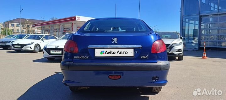 Peugeot 206 1.4 МТ, 2007, 58 300 км