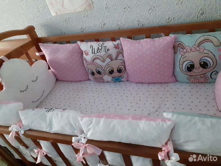 Бортики в детскую кроватку