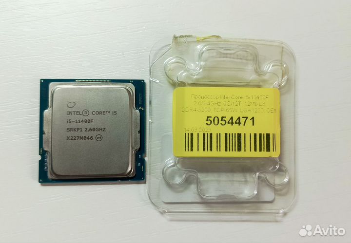 Процессор Intel Core i5-11400F