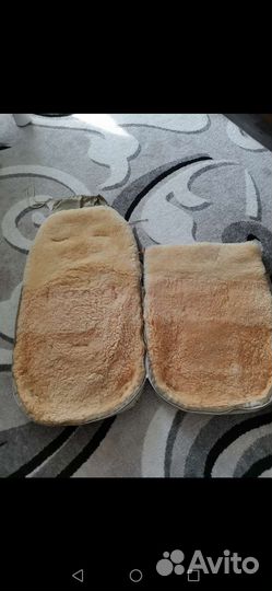 Конверт в коляску из овчины