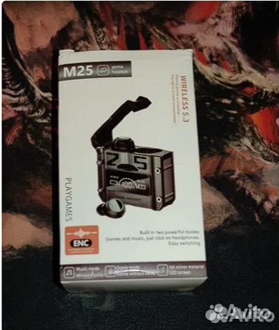 Беспроводные наушники M25, bluetooth