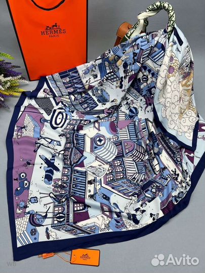 Шёлковый платок Hermes 6 вида