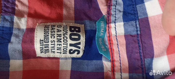 Рубашка в клетку