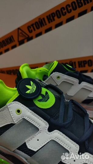 Кроссовки Adidas Niteball White/ Green