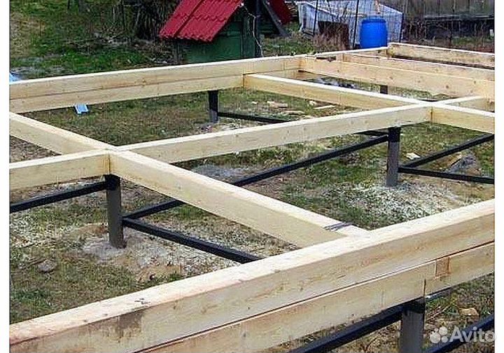 Винтовые сваи, монтаж свай